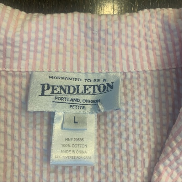 Pendleton Size Large Seersucker Blazer - Picture 3 of 6